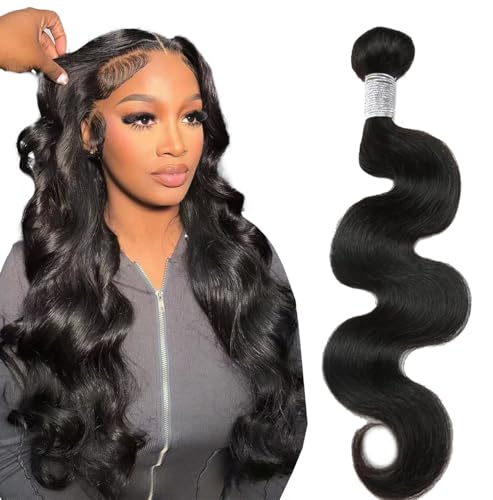 12A Unprocessed Brazilian Human Hair Body Wave human hair bundles 1 Bundles 18 Inch 100g/Pack Natural Black soft Smooth Double Weft Quick Weft Extensions for Women