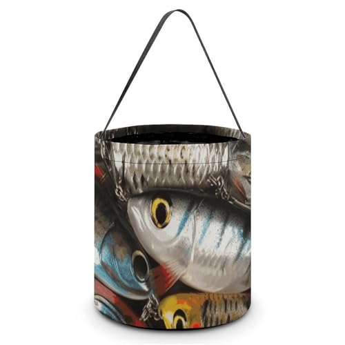 Sac fourre-tout pêche Halloween résistant pour bonbons lourds