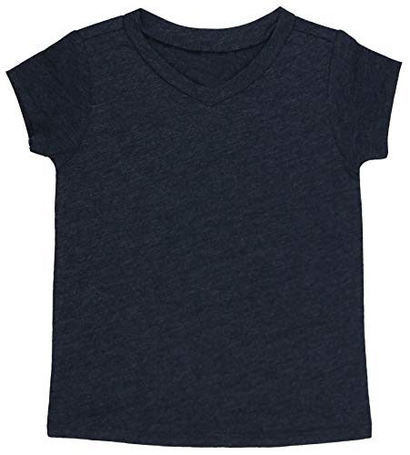 Image of ToBeInStyle Kids Boys Girls Cotton Jersey Contrast Raglan V-Neck Tee T-Shirts