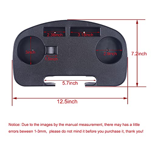 Hanperal 2Pack Zero Gravity Chair Cup Holder For Zero Gravity Chair, Upgraded Version Cup Holder, Universal Clip On Chair Table With Mobile Device Slot And Snack Tray /Black #TOP1