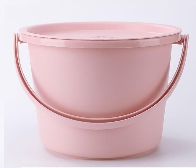 TONSYL Round Bucket Household Large Capacity for Water Storage Student Bath Bucket Satchel Plastic with Lid Washbasin Water Storage Car Washing Bucket Laundry Basin Storage Bucket with Cover (B0DDCW529W) Amazon Price History, Amazon Price Tracker