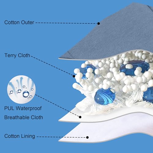 Image of BIG ELEPHANT Potty Training Underwear, 100% Cotton Absorbent Unisex Toddler Pee Pants for Boys Girls