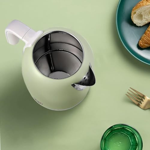 Hervidor eléctrico vintage 1l acero inoxidable gris miniatura 5