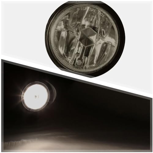CLQWIAS Fits Smoke Bumper Fog Light Driving Lamp W/Black Bezel -Bulb Shape Code -Lighting Technology TMA-MS691LTZLF 08V31-S9V-