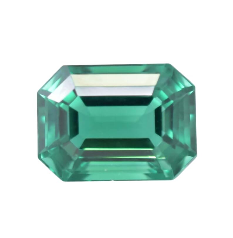 Émeraude naturelle 16x11mm taillée en vrac pour création bague et pendentif