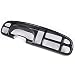 Plastic Textured Black Molded Dash Board Bezel Cap Cover Compatible For 1998-2001 Dodge Ram 1500/1998-2002 Dodge Ram 2500 Ram 3500 (Not a Replacement, Does Not Have Clips)
