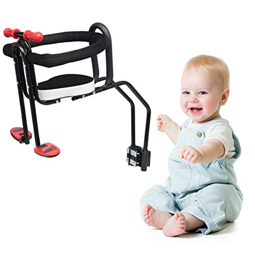 BESPORTBLE Assento de Bicicleta Infantil Porta-Bicicletas Portátil de Montagem Frontal Infantil Com