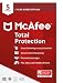 McAfee Total Protection, 5 Device, Antivirus Software, Internet Security, 1 Year Subscription- [Key card] - 2020 Ready