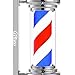 WDZD 27'' Silver Barber Pole Light