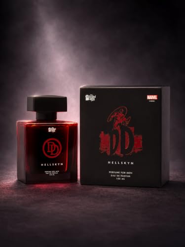 Image of The Souled Store Daredevil: Hellskyn - 100 ml Men Perfumes | Long Lasting Eau De Parfum | Bold Woody & Spicy Fragrance for Him | Premium Masculine Scent - 100ml