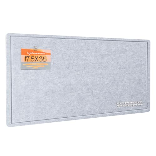 Felt Bulletin Board 35x18 inches, Decorative Pin Board for Home & Office