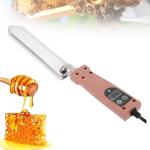 Elektrisches Honigmesser Zum Entdeckeln, Temperaturregelung 50-180℃, Elektrisches Honigmesser Zum Entdeckeln Mit Memory-funktion, Klinge Aus Edelstahl Für Die Honigernte Aus Bienenstöcken