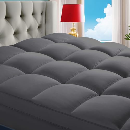 CHOPINMOON Twin XL Mattress Topper, Cooling Thick Pillow Top Mattress Pad by CHOPINMOON - Used condition - CA$72.73