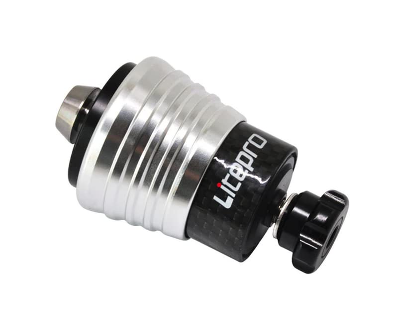 Stylish Carbon Titanium Suspension for Brompton Silver