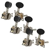 Mécaniques de guitare : fabriquées dans un matériau robuste et avec une finition soignée, ces mécaniques sont pratiques et durables, et peuvent être utilisées pendant longtemps