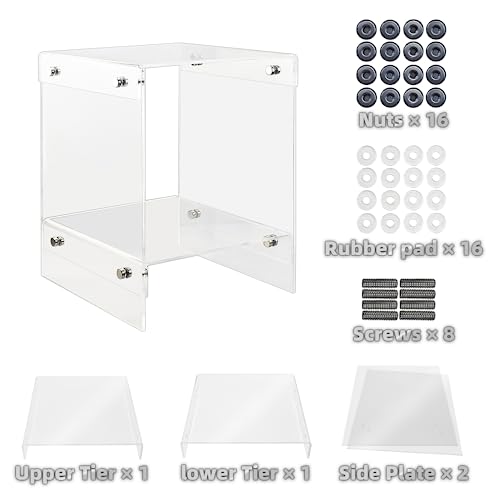 Table d'appoint en acrylique au design épuré et finitions haut de gamme