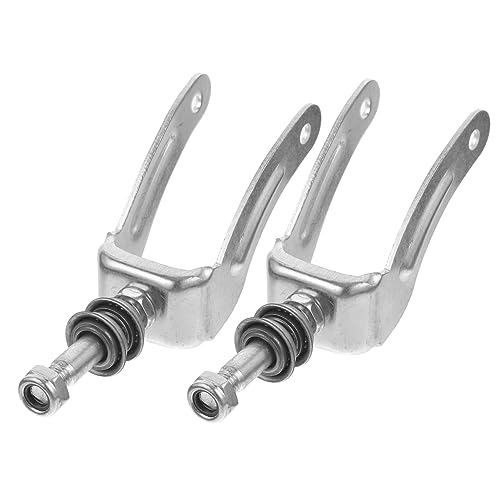 GLEAVI 1 ペイールブラケット車椅子 トフォークホイールブラケット ハンドブレーキホイールブラケット 交換用前輪ブラケット スクーターホイールフォーク 輪止めタイダウンキット