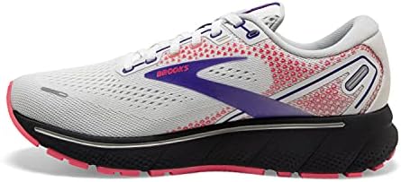Brooks Women's Ghost 14 Neutral Running Shoe - White/Purple/Coral - 9.5 Medium | Image 2