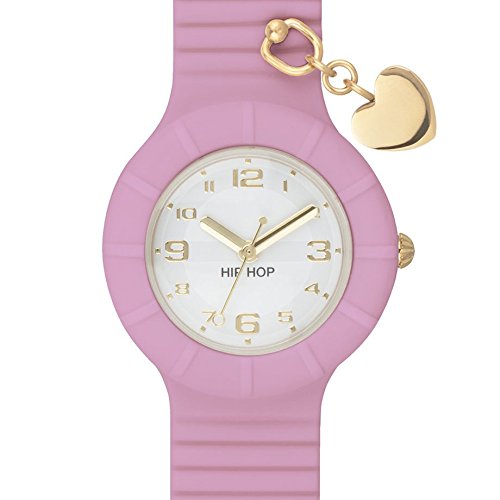 Preisvergleich Produktbild Hip Hop Damen Analog Quarz Uhr mit Silikon Armband HWU0692