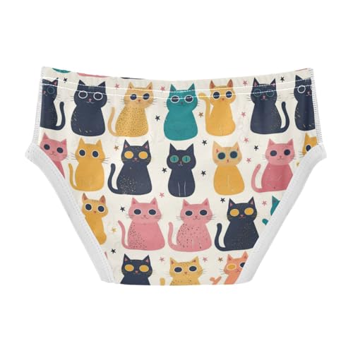 Wusikd Cats Big Eyes Boys' Underwear Cotton Cute Boys Briefs Soft Toddler Underwear 2T2