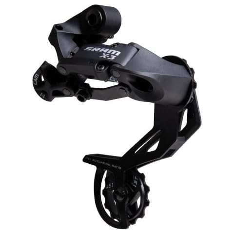 Sram MTB X3 Rear Derailleur 7-8 Speed - Long Cage, Black Cover