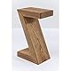 Kare Design Beistelltisch Authentico Z, Braun, Holz, Boho, Nachttisch, Couchtisch für Wohnzimmer, Schlafzimmer, Büro, 55x30x20cm (H/B/T)