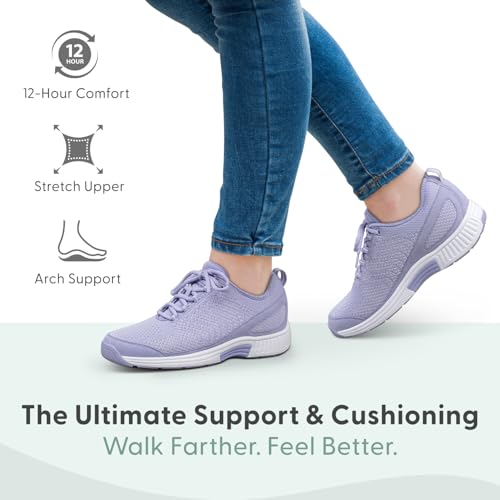 Image of Orthofeet Women's Orthopedic Stretch Knit Walking Sneaker