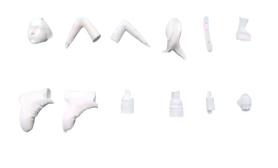 Amazon | 1/4 ガレージキット フィギュア 未塗装 FF ティファ