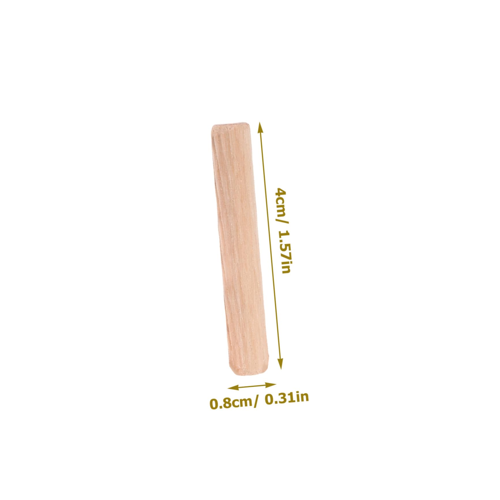 MAGICLULU 1tasche Holzdübelstifte Geriffelt Für Möbel Handwerk Holzbearbeitung Bastelholz Diy Dübel Zum Basteln Holzstab Holzstange