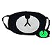 Shuohu Green Night Mask Personality, Fashion Unisex Cosplay Party Outdoor Cool Luminous Anti Dust Cotton Mouth Mask #Bear