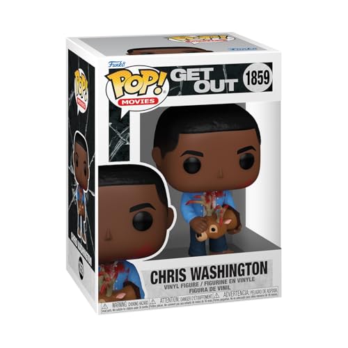 Funko Pop! Movies: Get out - Chris Washington with Deer - Déjame Salir - Figura de Vinilo Coleccionable - Idea de Regalo - Mercancia Oficial - Juguetes para Niños y Adultos - Movies Fans