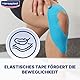 Hansaplast Kinesiologie Tape, wasserfestes Sport Tape lindert Muskelschmerzen und fördert die Durchblutung*, Kinesio Tape bietet Unterstützung für Gelenke und Muskeln*, 1 Rolle, Blau