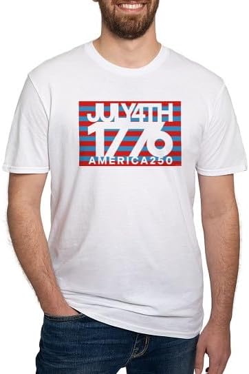 CafePress America250: 1776 Men's Classic T Shirt Men's Semi-Fitted Classic Cotton T-Shirt