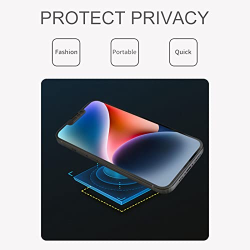 Phone Front Camera Cover,Webcam Cover Compatible for iPhone 17e /16e / 14/14 Plus / 13/13 Mini /13 Pro / 13 Pro Max,Protect Privacy and Security,Not Affect Face ID, 2 Pack-Black by EYSOFT - Image 6