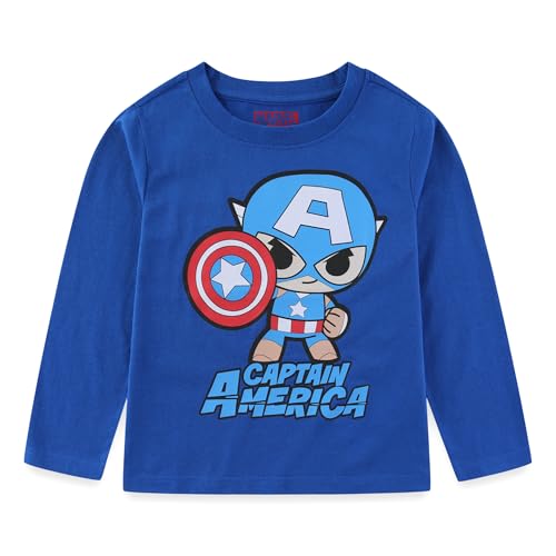 Marvel Avengers Boys 3 Pack Long Sleeve Shirt for Toddler and Big Kids4