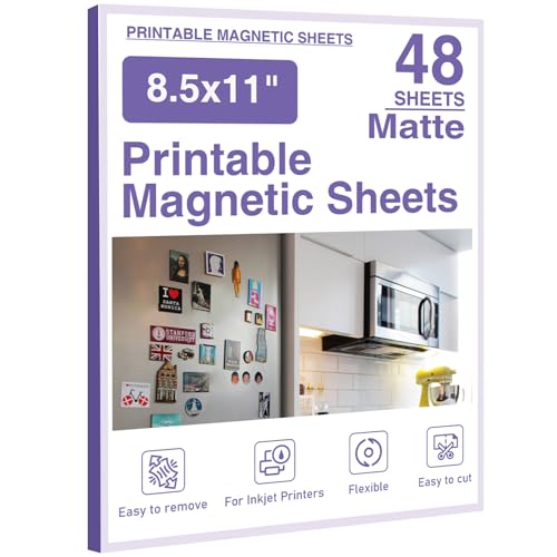 Feuille magnétique pour imprimante pour concevoir des magnets personnalisés