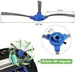 Side Brush Replacement for Eufy RoboVac Side Brushes 11S 12 15T 15C 25C 30 30C 35C 11S Max 15C Max 25C Max 30C Max G20 G30 G30 Edge G10 G30 Hybrid Eufy Robot Vacuum Replacement Parts – 6Pack
