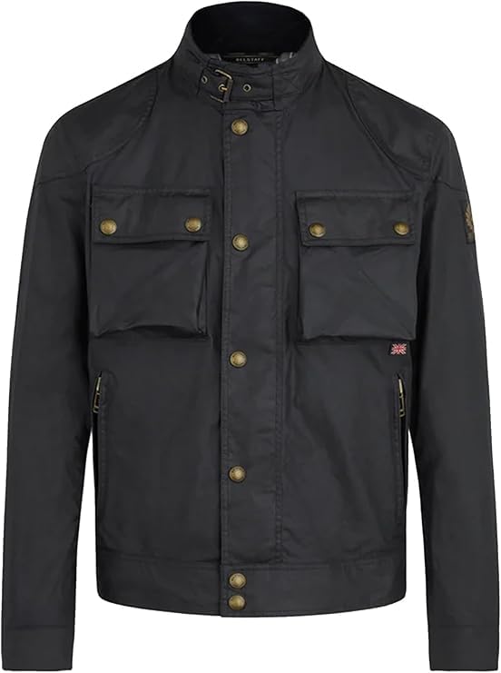 Belstaff Racemaster Waxed Jacket, Nero , 46