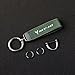 Metal Leather Motorcycle Keychain for YAMAHA MT-10 High-Grade Wear-resistant Leather Keyring Holder Keyring Moto Accessories,Black-A