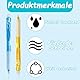 TuseRxln Radierbarer Kugelschreiber Tintenroller Radierbar, 4 Stück 0.5 mm Radierbarer Tintenroller, Tintenroller Radierbar Einziehbare, Kugelschreiber Radierbar, Bürobedarf, Schulsachen.