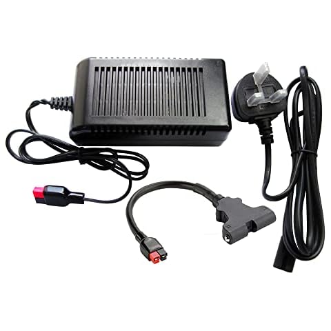 Golf Trolley Battery Charger LC-2213 with T Bar Connector for Powakaddy Trolley Hill Billy Terrain Cover
