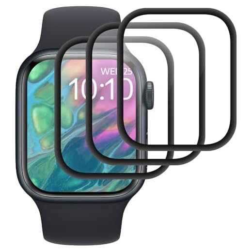 Beukei Panzer Schutz Glas für Apple Watch Series 1/2/3 42mm, 3 Stück Tempered Glass[Anti-Kratzen][Sans Bulless][9H Härte] Handyfolie