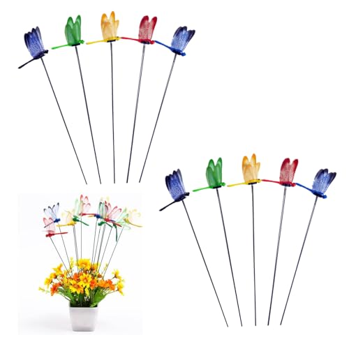TUKNN Garten Libelle Deko,Realistisch Libellen-Gartendeko,Garten...