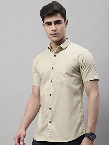 Image of Majestic Man Men's Cotton Slim Fit Shirt