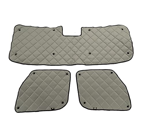 2018 + Freightliner Cascadia -ZenEclipse Blackout Insulated Interior Window Covers (with Detroit 5.0 Built in Module)