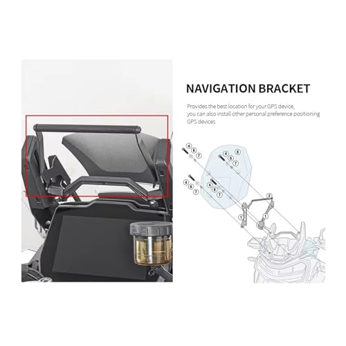 Support téléphone moto USB anti-vibration pour navigation Tiger 1200