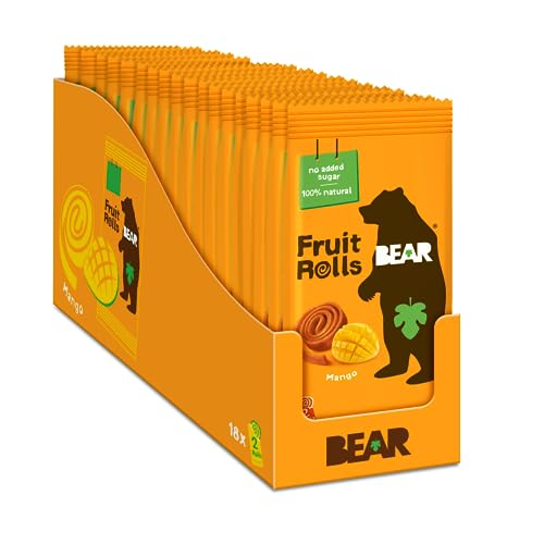 BEAR Fruit Rolls Mango 18 x 20g