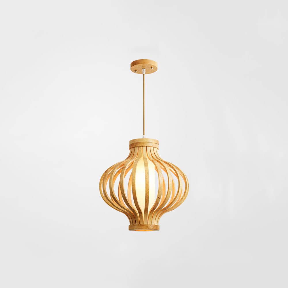 Lustre en bois de ferme pour illuminer chaleureusement votre cuisine rustique