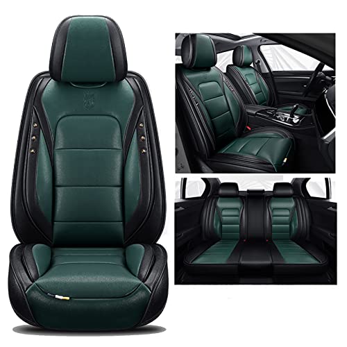 Congxy Fundas Asientos Coche Universales para Dacia 1300/1310/1410 / Denem / Dokker / Dokker Express / Duster / Lodgy / Logan / Nova / Sandero / Shifter / Sol Accesorios Coche, Verde