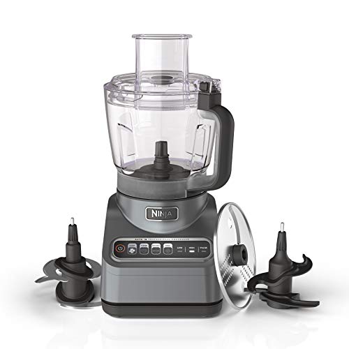 Ninja Professional Plus Food Processor 1000-Peak-Watts with Auto-iQ Preset Programs Chop Puree Dough Slice Shred with a 9-Cup Capacity and a Silver Stainless Finish (BN601C) - Canadian Version by Ninja - Used condition - CA$142.29